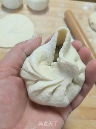 酸菜包子的做法步骤:8