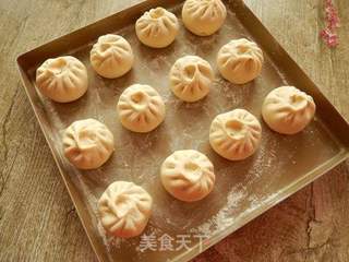 ##春食野菜香#荠菜生煎包的做法图解14