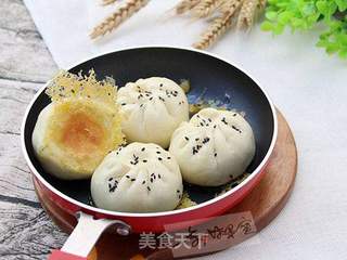 ##春食野菜香#荠菜生煎包的做法图解17