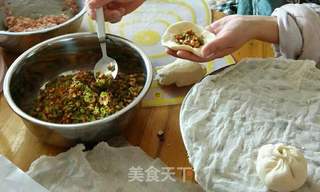 姜豆香肉包的做法步骤:8