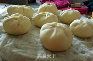姜豆香肉包的做法步骤:9