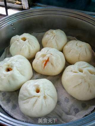 姜豆香肉包的做法步骤:10