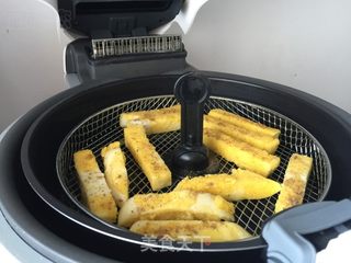 #第四届烘焙大赛暨是爱吃节#黄金烤馍条的做法步骤：5