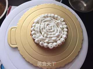 #第四届烘焙大赛暨是爱吃节#【三生三世十里桃花】果味奶油蛋糕的做法步骤：11