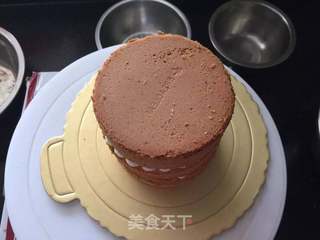 #第四届烘焙大赛暨是爱吃节#【三生三世十里桃花】果味奶油蛋糕的做法步骤：13