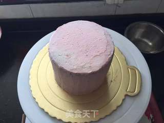 #第四届烘焙大赛暨是爱吃节#【三生三世十里桃花】果味奶油蛋糕的做法步骤：16
