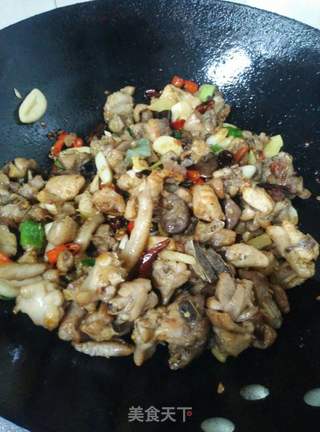 双椒麻辣鸡的做法步骤:16