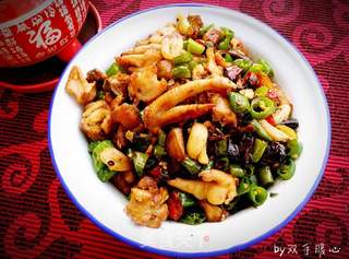 双椒麻辣鸡的做法步骤:20