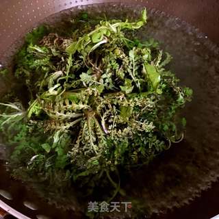 #春食野菜香#香煎荠菜馄饨的做法步骤:2