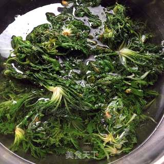#春食野菜香#香煎荠菜馄饨的做法步骤:3