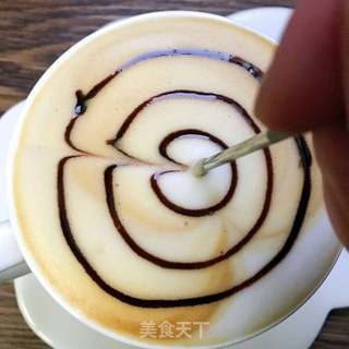 #第四届烘培大赛暨是爱吃节#简单拉花咖啡的做法步骤:13