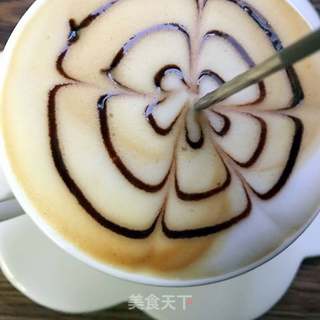 #第四届烘培大赛暨是爱吃节#简单拉花咖啡的做法步骤:15