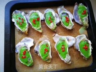 #第四届烘焙大赛暨是爱吃节#菠菜烤生蚝的做法步骤:11