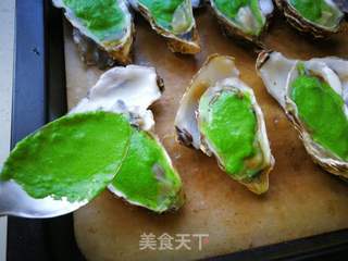 #第四届烘焙大赛暨是爱吃节#菠菜烤生蚝的做法步骤:10