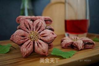 #第四届烘焙大赛暨是爱吃节# 桃花酥的做法步骤:20