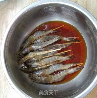 #第四届烘焙大赛暨是爱吃节#蒜蓉烤虾的做法步骤:5