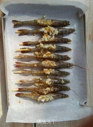 #第四届烘焙大赛暨是爱吃节#蒜蓉烤虾的做法步骤:10