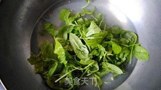 #春食野菜香#荠菜虾米豆腐羹的做法步骤:5