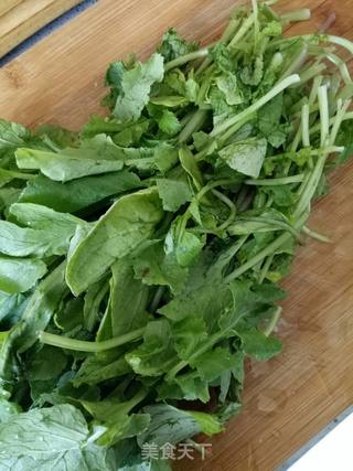 #春食野菜香#萝卜缨拌腐竹的做法步骤:2