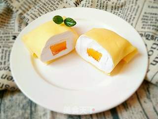 #第四届烘焙大赛暨是爱吃节#芒果班戟的做法步骤:9