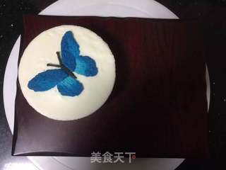 #第四届烘焙大赛暨是爱吃节#手绘蝴蝶慕斯蛋糕的做法步骤:18