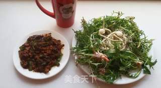 #春食野菜香#蒲公英、 小根蒜、柳蒿芽 ~山野菜蘸酱的做法步骤:10