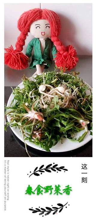 #春食野菜香#蒲公英、 小根蒜、柳蒿芽 ~山野菜蘸酱的做法步骤:11