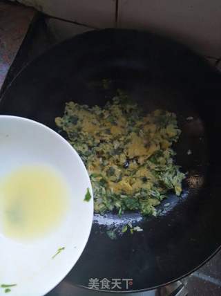 香椿蛋炒饭的做法步骤:5