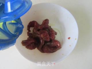 牛肉炒四季豆的做法步骤:3