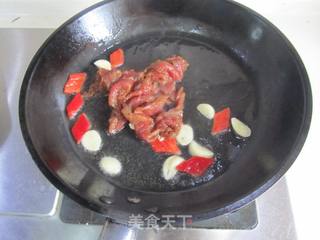 牛肉炒四季豆的做法步骤:7