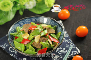 牛肉炒四季豆的做法步骤:10