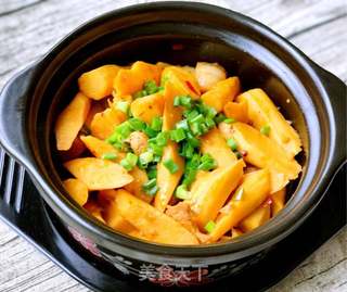 干锅山药的做法步骤:9