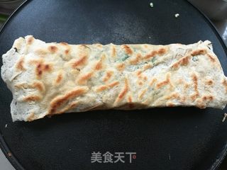 #春食野菜香#滕州荠菜豆腐菜煎饼的做法步骤:9