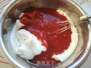 #第四届烘焙大赛暨是爱吃节#红丝绒蛋糕卷的做法步骤:17