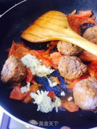 meatball spaghettini的做法步骤:4