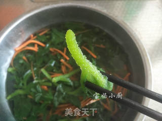 #春食野菜香# 凉拌冰草的做法步骤:4