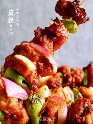 ＃第四届烘焙大赛暨是爱吃节＃麻辣烤肉串的做法步骤：10