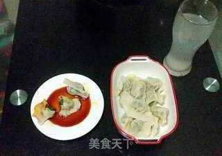 荠菜猪肉水饺的做法步骤:23