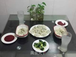荠菜猪肉水饺的做法步骤:24