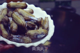 #春食野菜香#香嫩蛏子的做法步骤:3