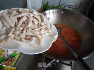茄汁白玉菇的做法步骤：9
