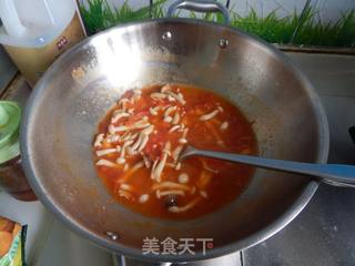 茄汁白玉菇的做法步骤：13