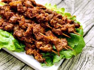#ACA第四届烘焙大赛#造色情怀 孜然羊肉串的做法步骤:6