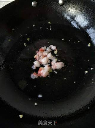 #春食野菜香#荠菜虾仁炒饭的做法步骤:4