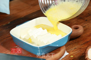 豆腐鸡蛋羹的做法步骤:3