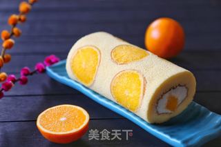 #第四届烘焙大赛暨是爱吃节#香橙O型蛋糕卷的做法步骤:17