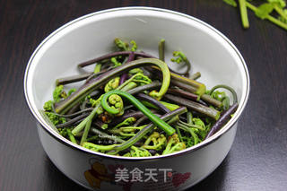 #春食野菜香#凉拌蕨菜的做法步骤:4