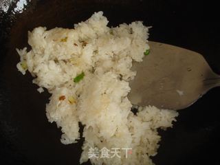 #春食野菜香#荠菜蛋包饭的做法步骤:4