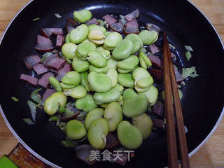 腊味蚕豆饭的做法步骤:5