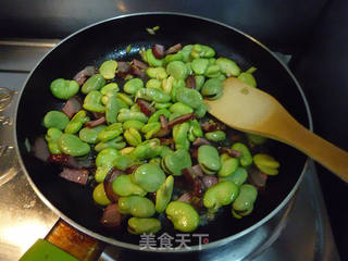 腊味蚕豆饭的做法步骤:8